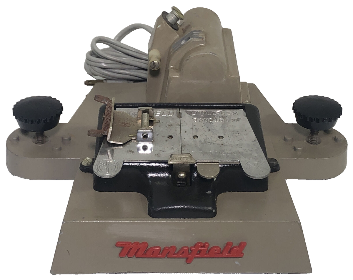 MANSFIELD INDUSTRIES 8MM & 16MM LITTLE GEM AUTOMATIC FILM SPLICER