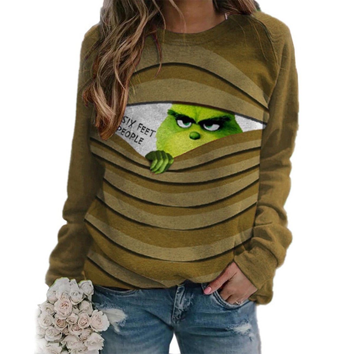 Grinch kleidung damen Clearance