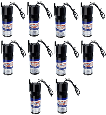 #ad SPP6 Hard Start Kit Capacitor Relay 1 2HP 10HP Increases Torque 500% Pow 10 Pack $65.98