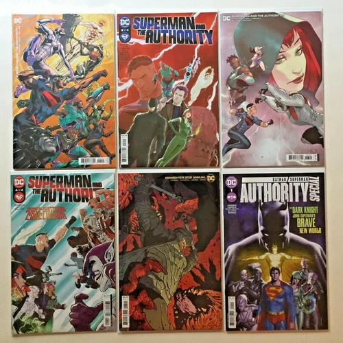 SUPERMAN AND THE AUTHORITY #1-4 MIDNIGHTER 2021 ANNUAL BATMAN/SUPERMAN SPECIAL