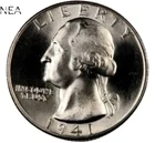 1941-D Washington Quarter ~ Gem BU ~ 90% Silver