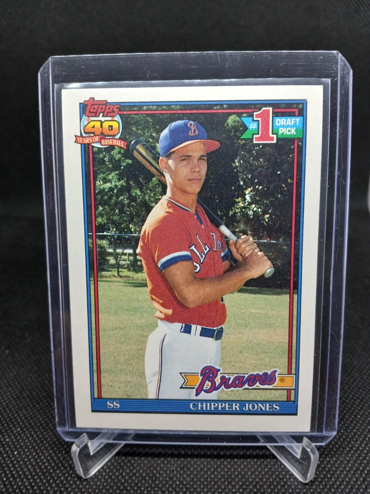 Chipper Jones trading card