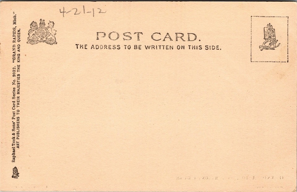 Vtg Grand Rapids Michigan MI Ramona Theatre pre1908 Raphael Tuck