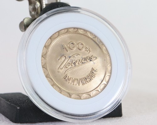 Vintage 100th Anniversary Vernors Bottle Cap Coin Collectible 1866-1966 Brass