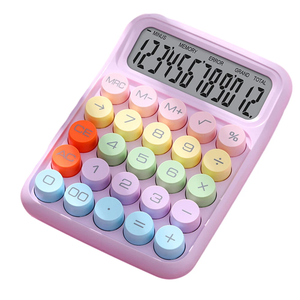 Portable Mechanical Keyboard Calculator for Office and School Use