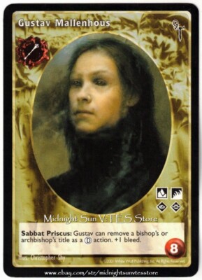 Gustav Mallenhous Ventrue Antitribu Final Nights V:TES VTES Vampire CCG