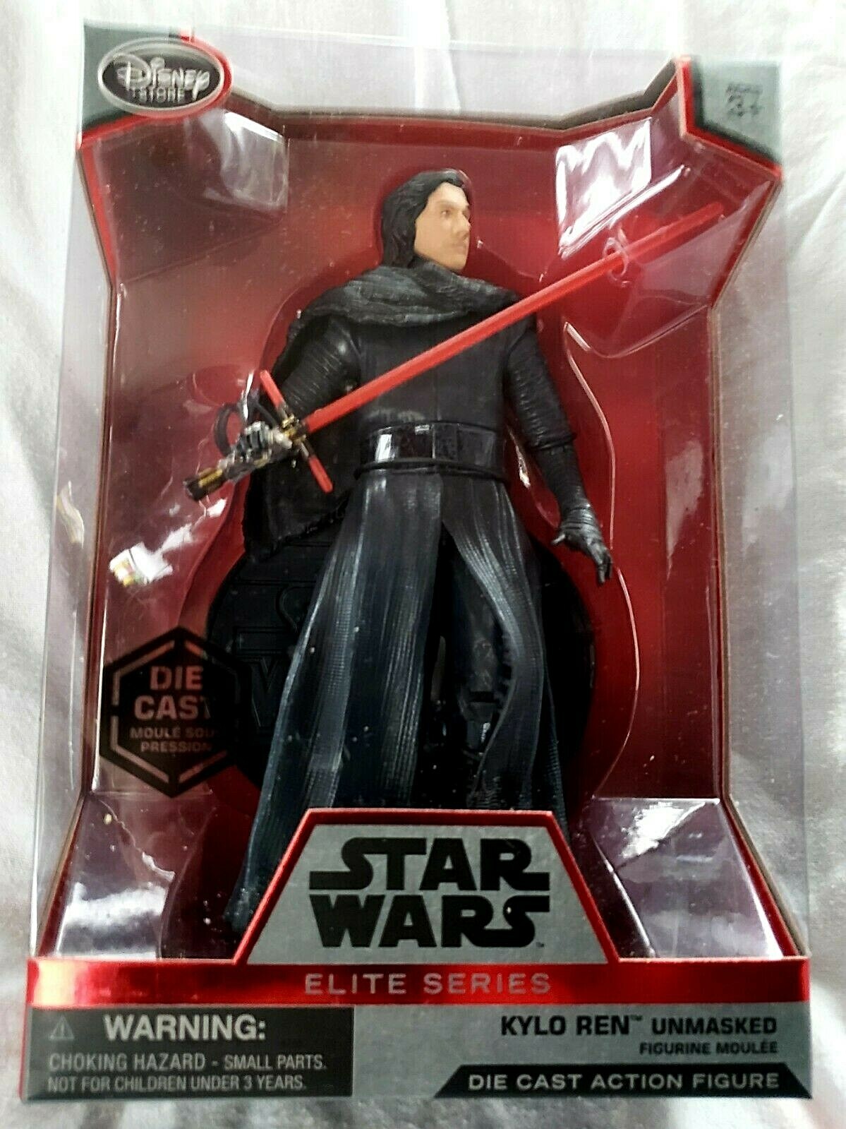 Star Wars Elite Series KYLO REN Unmasked Die Cast Action Figure Disney BRAND NEW