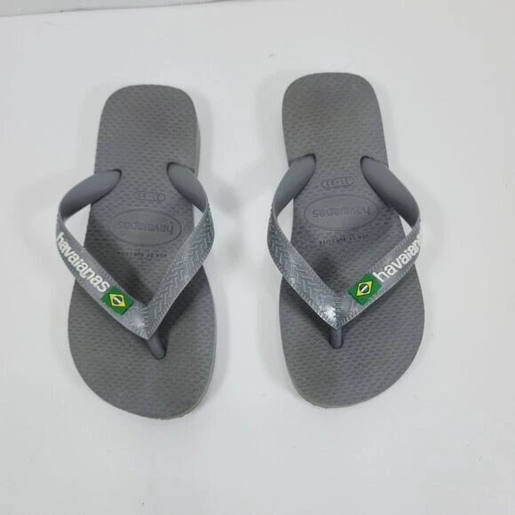 Havaianas Niños Brasil Logo Gris Chanclas/Zapatillas/Diapositiva Niños Talla 31-32 Foto 3 de 4