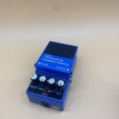 Boss CS-3 Black Blue Compression Sustainer Classic Analog Guitar Effects Pedal