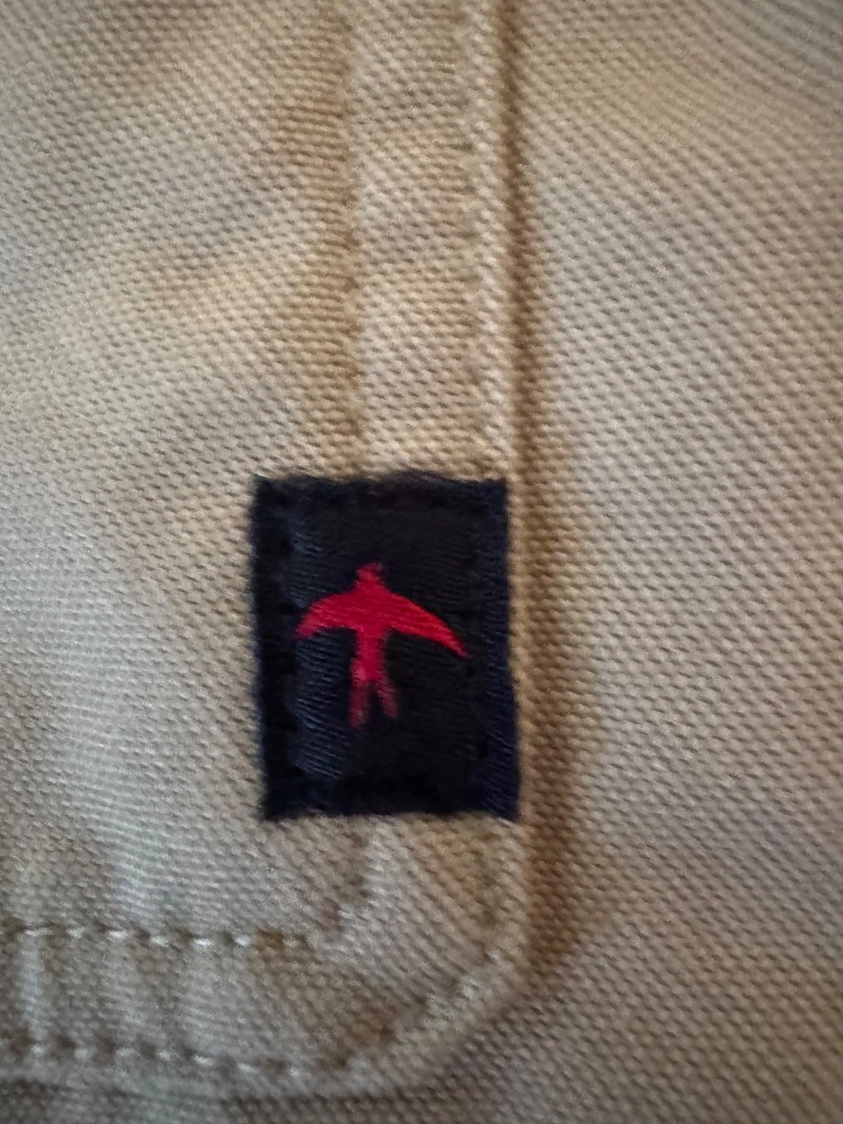 Relwen Chore Coat Men’s L 42 Drill Khaki Canvas Tricot Lined Drawstring Hem - product detail image 15