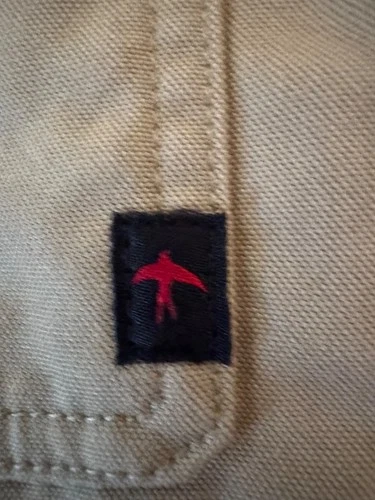 Relwen Chore Coat Men’s L 42 Drill Khaki Canvas Tricot Lined Drawstring Hem image 15