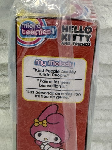Hello Kitty & Friends 6er Pack Mini Plüsch Figur Stofftier Kuromi My Melody - Bild 4 von 5