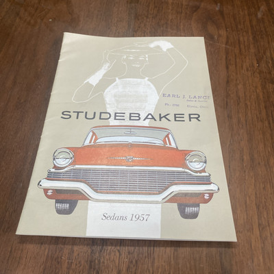 1957 Studebaker Sales Brochure Booklet Catalog Old Original Earl Lance