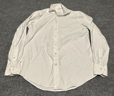 Suit Supply Men s White Long Sleeve Button Up Dress Shirt Sz 37 14.5 EUC