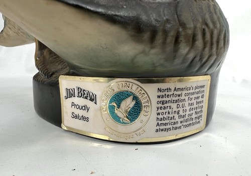 DECANTER VINTAGE DUCKS UNLIMITED JIM BEAM ottime condizioni - Foto 6 di 8