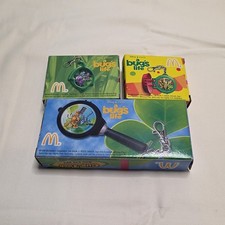 Vintage A Bugs Life Clip-Tock Watch Collection McDonalds Toys 1998 Lot Of 3