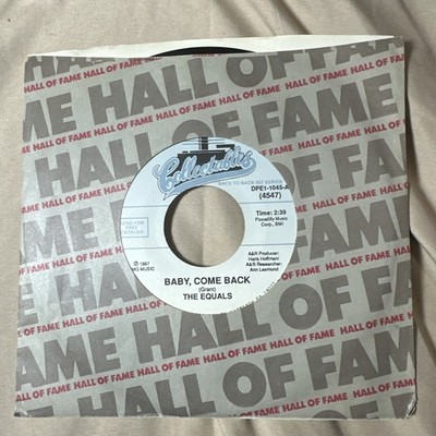 THE EQUALS ''Baby, Come Back''/''Hold Me Closer'' Record Vinyl 45 Single 7''