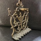 Vintage Judaica Israel Brass Menorah  Jewish Hanukkah Hebrew  Hanukkah Polished — photo 5