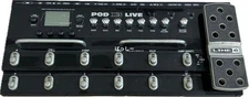 Line 6 Pod X3 Live Multi-Effects Guitar Pedal Amp Modeler Bass Black Audio Gear