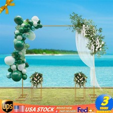 Gold Metal Wedding Backdrop Stand 1 Balloon Stand 2 Flower Stands Wedding Stand