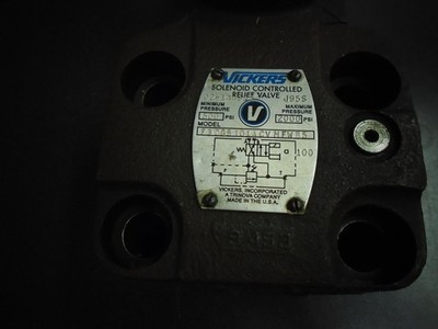 VICKERS F3 CG5 101A CV MFW B 5 SOLENOID CONTROLLED RELIEF VALVE