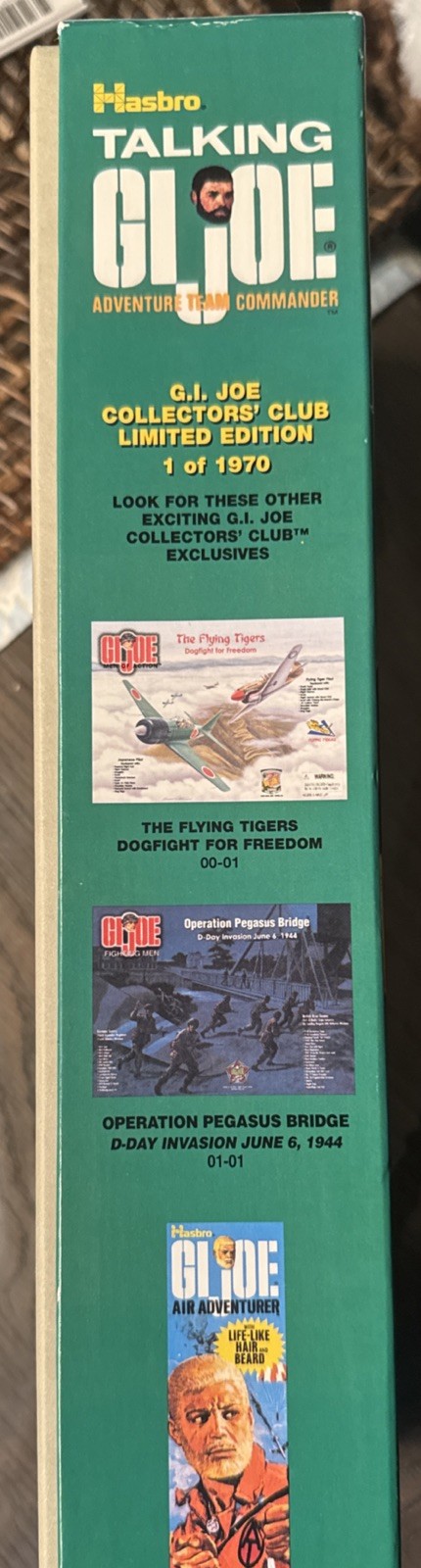 GI JOE HASBRO CLUB EXCLUSIVE 12