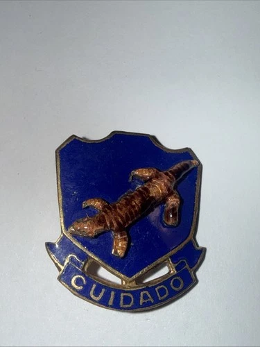 WW2 US Army Military 158th Military Police Battalion DI Distinctive Insignia Pin