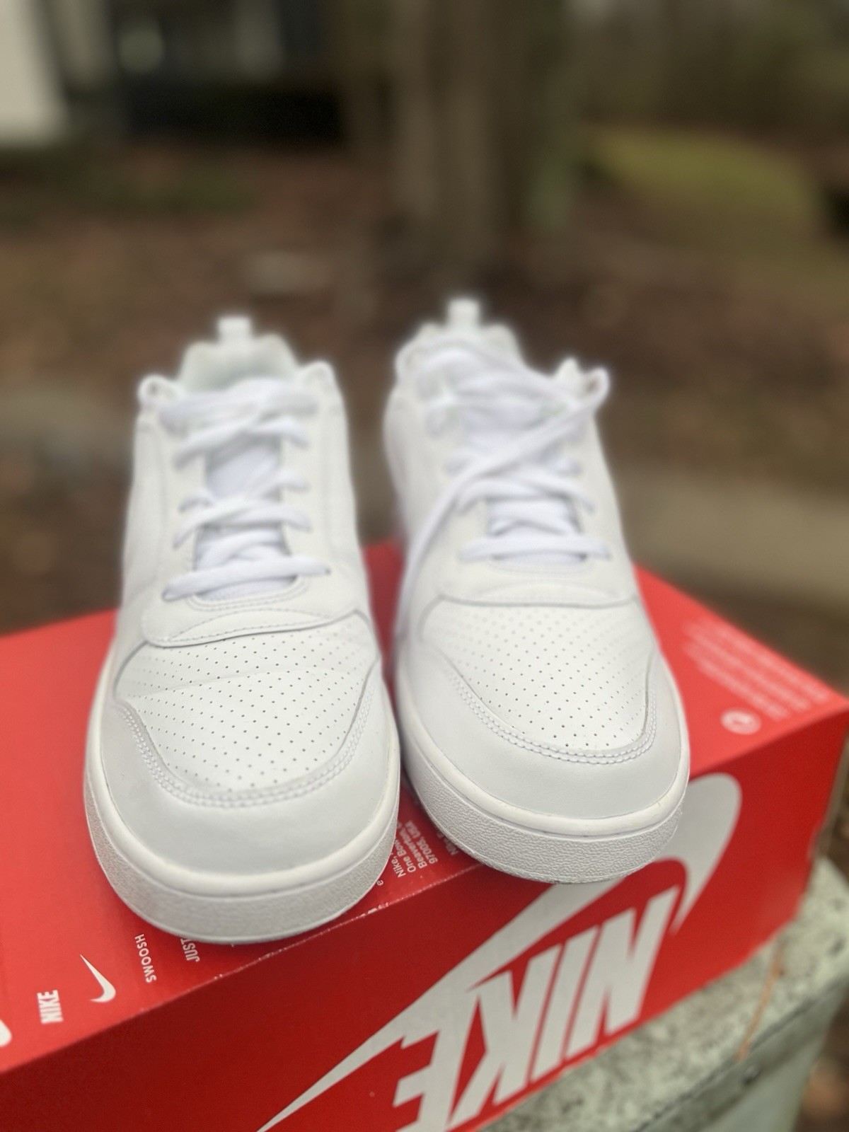 All White Nike court Borough - image 3