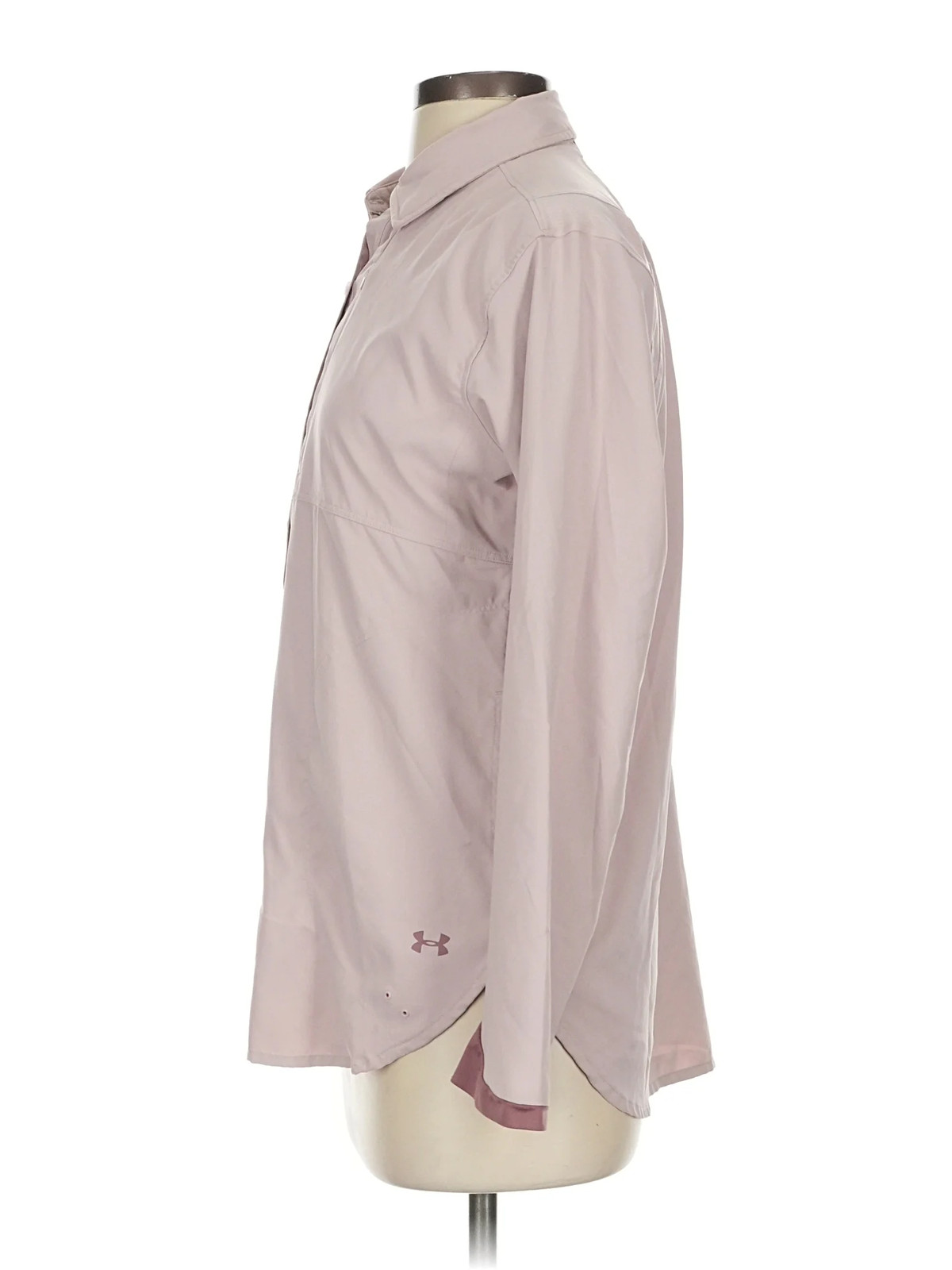 Under Armour Women Pink Long Sleeve Blouse S thumbnail 4
