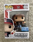 Funko Pop! WWE John Cena (Final Match) #211 W/ Soft Protector NEW