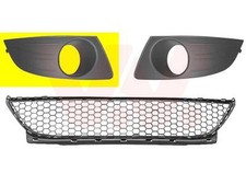 VAN WEZEL 1516594 Lüftungsgitter, Stoßfänger für DACIA