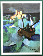 ILLUSTRATION EN COULEURS SIGNEE ET DATEE PAR GEORGES BRIATA, MARSEILLE