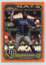 2024 Chrome Logofractor Edition Orange Refractor 16/25 Osleivis Basabe #41 1js1