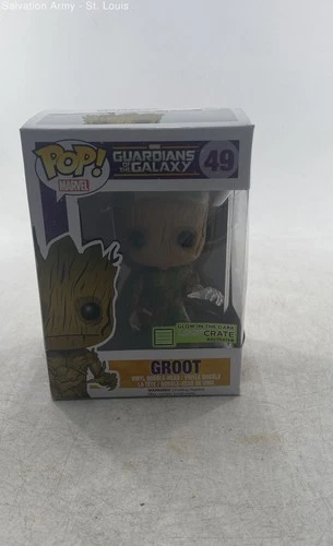 Funko Pop Marvel Guardians Of The Galaxy 49 Groot Vinyl Figure With Original Box