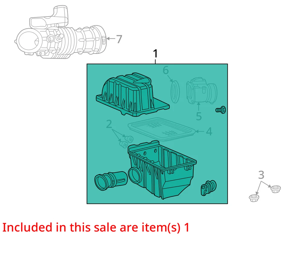 Tubo de manguera de conducto de admisión de filtro de aire Mercury Mountaineer 2002-2005 Y06ZW Foto 2 de 3