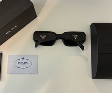 Prada PR17WS Women's Sunglasses 49 mm Black / Dark Grey Lens