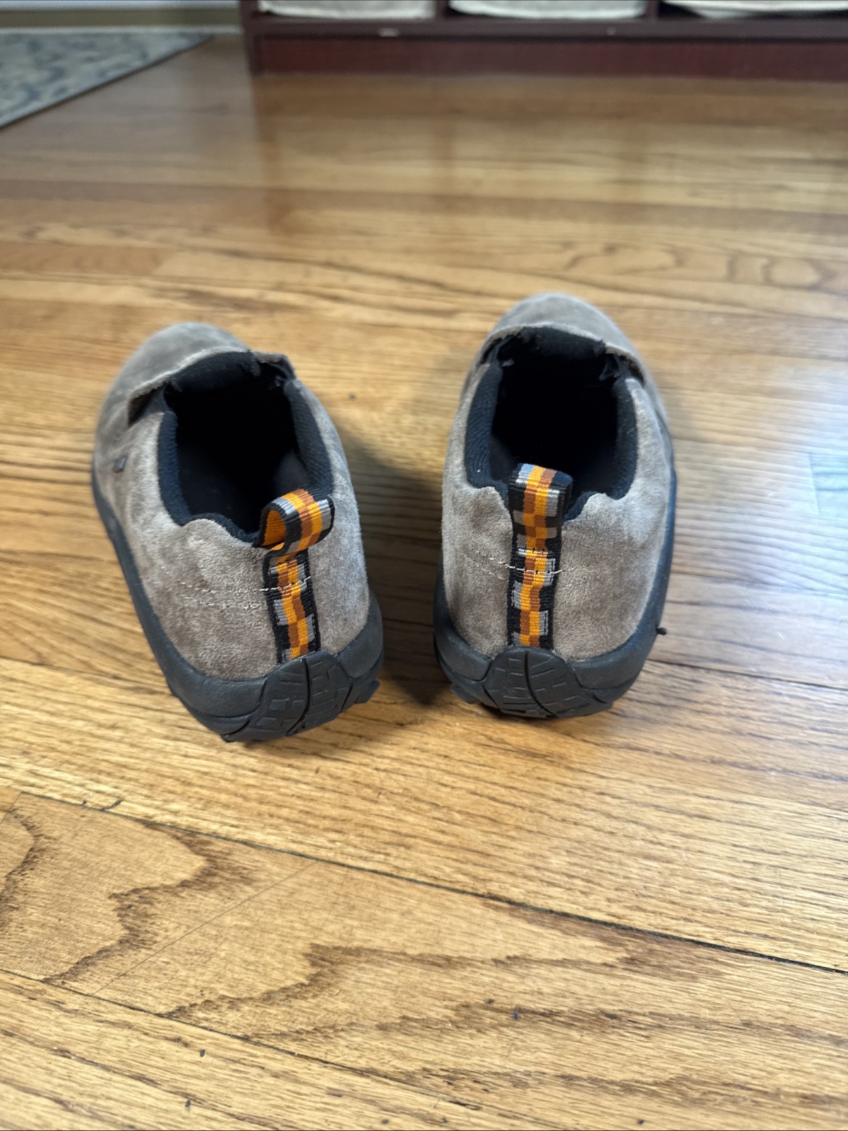 Merrell Jungle Moc scarpe classiche slip on Gunsmoke marroni da donna taglia 9 5 J52920