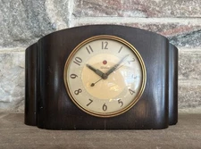 Vtg GE Telechron 4H87 The 'Kirkwood' Desk Mantel Clock Not Working Great Decor