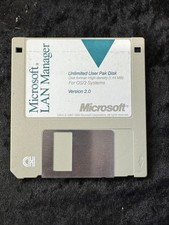 Microsoft LAN Manager Unlimeted User Pak Disk Ver 2.0 - 3.5" Media