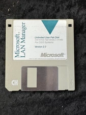 Microsoft LAN Manager Unlimeted User Pak Disk Ver 2.0 - 3.5" Media