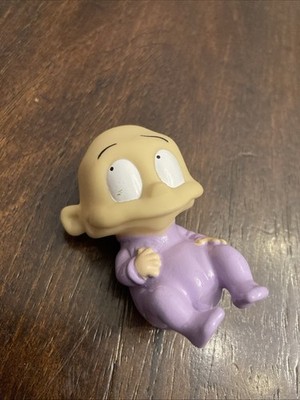 Rugrats Baby Dill Pickles Figure Toy Figurine Nickelodeon Purple Pajamas 2 inch