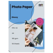 8.5 x 11 50 Sheets Glossy Photo Paper 180gms for Inkjet Printer, Custom Pictu...