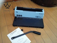 TD-130 Paper Binder Puncher Square Holes Metal Wire Punching Binding Machine