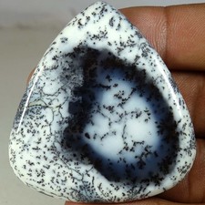 119.30Cts 100% Natural Excellent Dendrite Opal Pear Cab Loose Gemstone 50x53x6mm