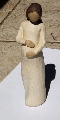 Willow Tree  Cherish  Pregnant Figurine 2002 By Susan Lordi 8.25'' Demdaco VTG