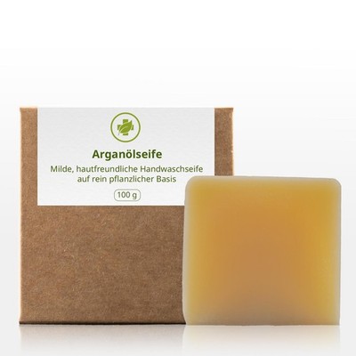 Arganölseife 100 g | positive Wirkungen auf trockene, unreine Haut, sprödes Haar