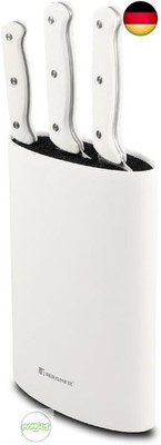 BERGNER NATURALLY - 4er-Set Edelstahlmesser - Chef 20 cm, Santoku 17,5 cm,