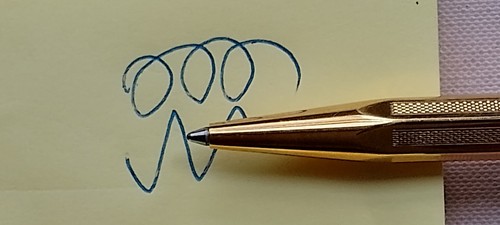Caran d'Ache ECRIDOR Gold Plated Ball Pen SWITZERLAND, SWISS MADE - Foto 14 di 18