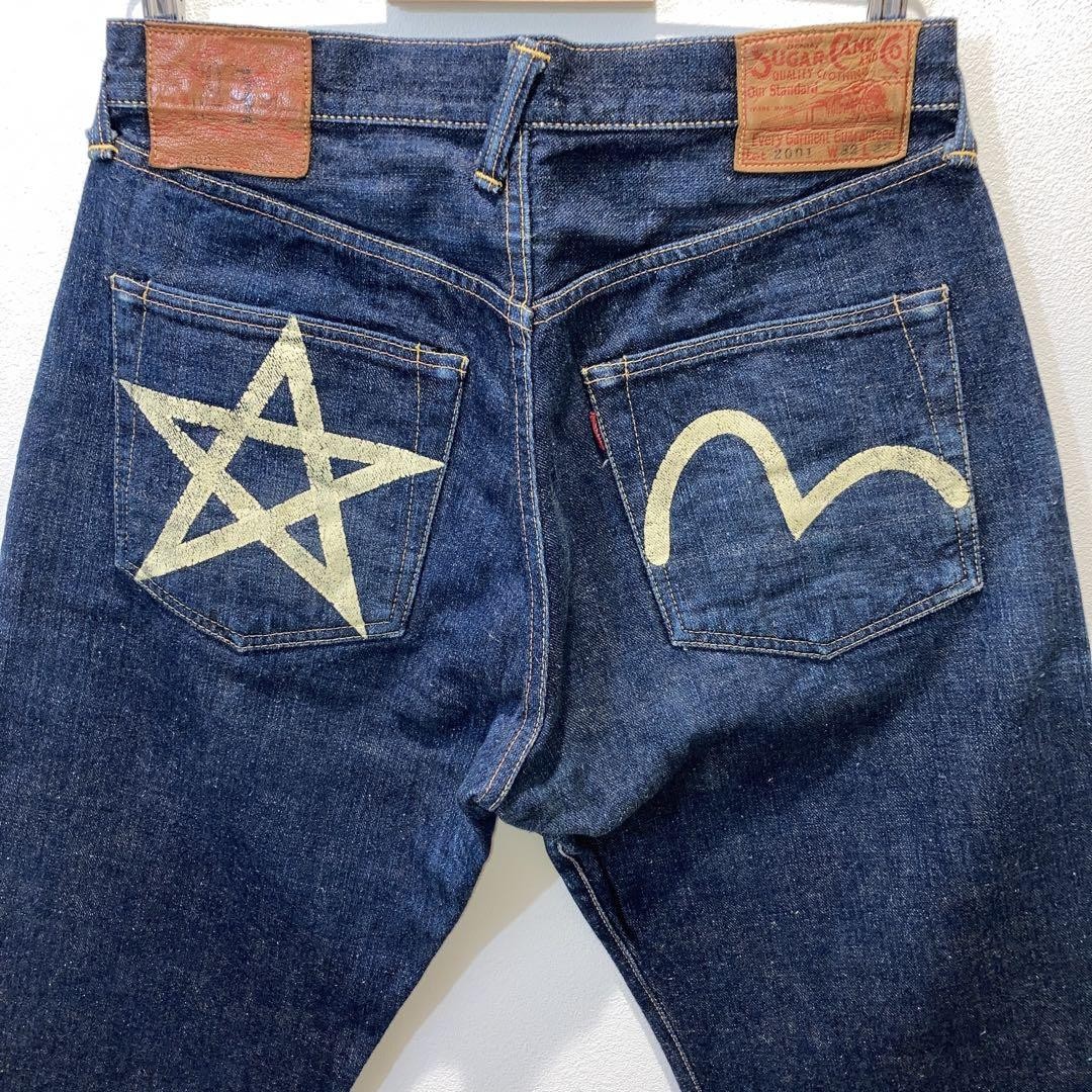 EVISU + SUGAR CANE スペシャルコラボ・ジーンズ W32 Rare] SUGAR CANE x EVISU special collaboration denim W32