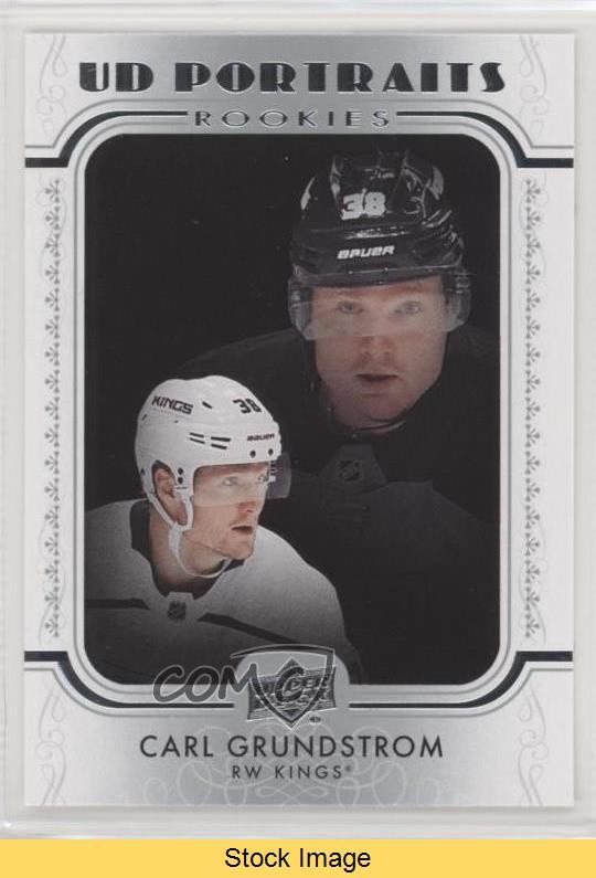 Carl Grundstrom #P-64 2019-20 Upper Deck Hockey UD Portraits - Rookies